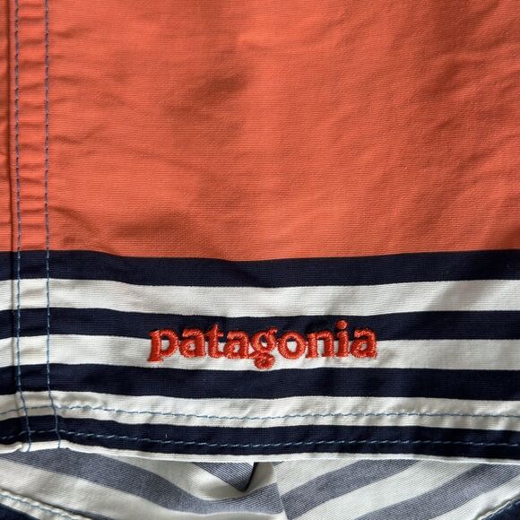 Patagonia Wavefarer Striped Surf Swim Trunks SUP Board Shorts Men's 33 Medium - Picture 3 of 8